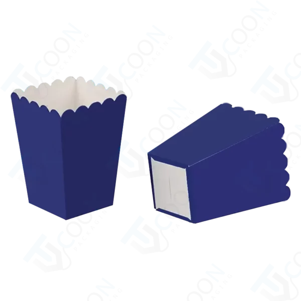 Blue Popcorn Boxes