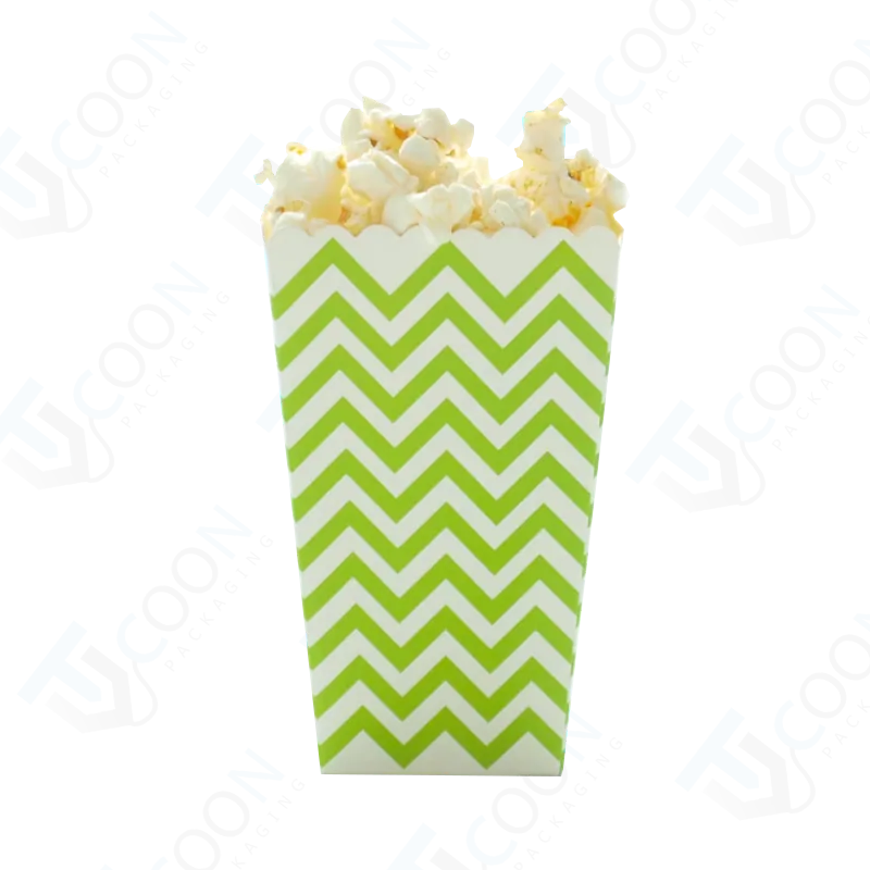 Green Popcorn Box
