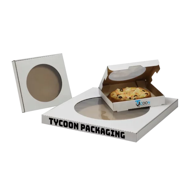 Custom F-flute Pizza Window Boxes