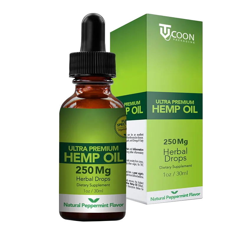 1 Oz CBD Oil Boxes