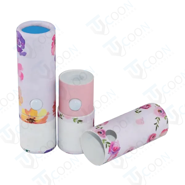 Cardboard empty lipstick tubes packaging box