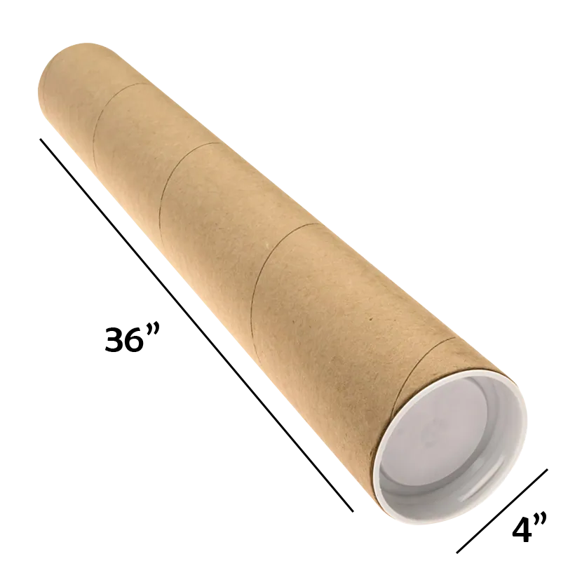 4 x 36 Snap Cap Mailing Tube
