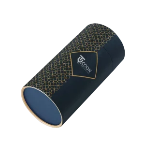 Black paper tubes packaging