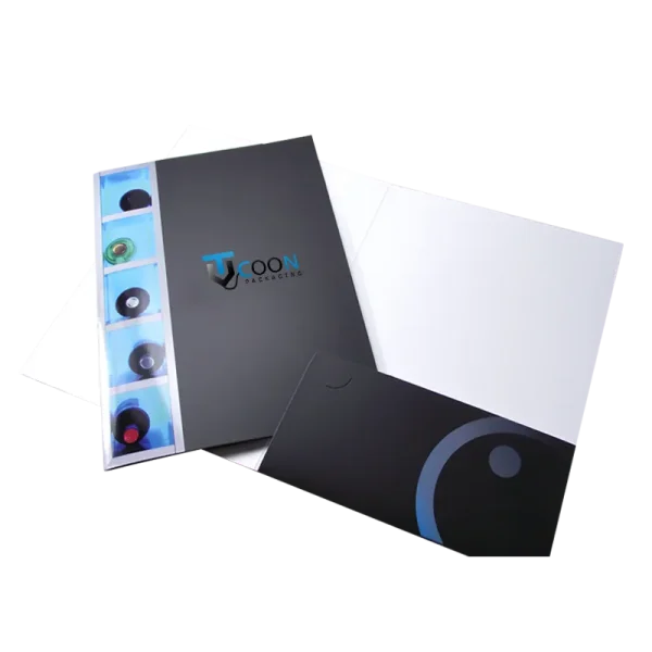 Premium Glossy Pocket Folders