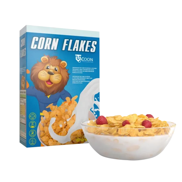 blue cereal box