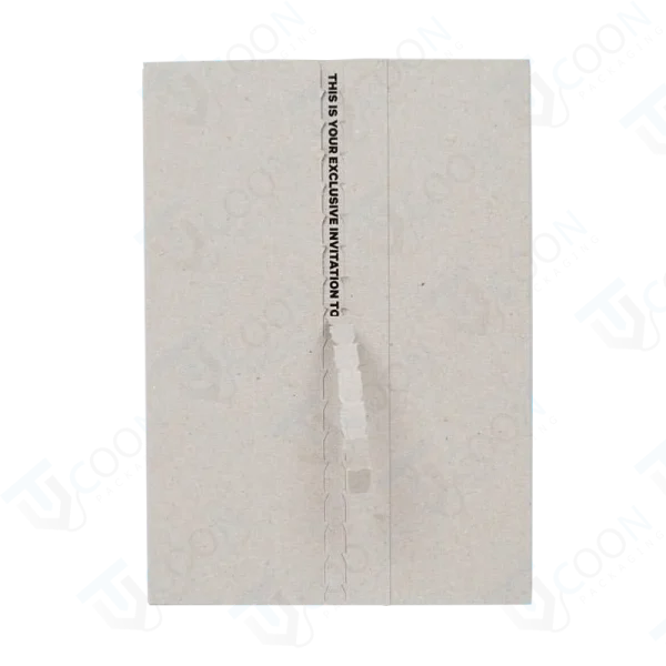 Custom corrugated boxes with tear strip