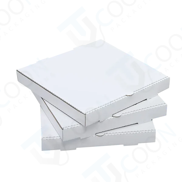 blank pizza boxes
