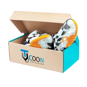 cardboard shoe box