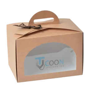 cake box with windows