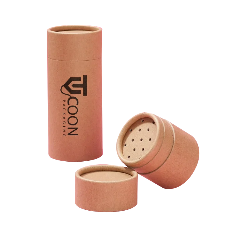 Cardboard Powder Shaker tubes