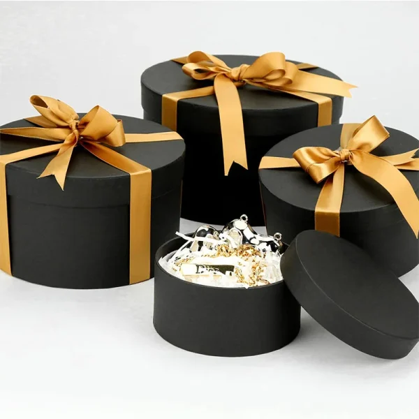 ​Black Round Gifts Box