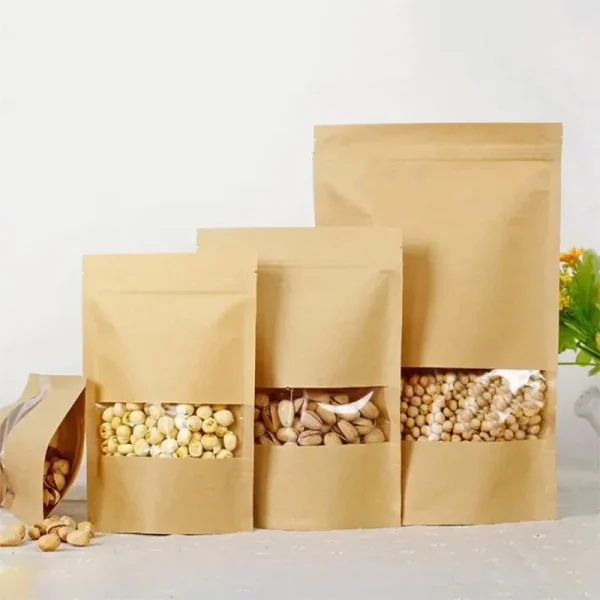 Stand Up Pouch Bags with Window - Image 4