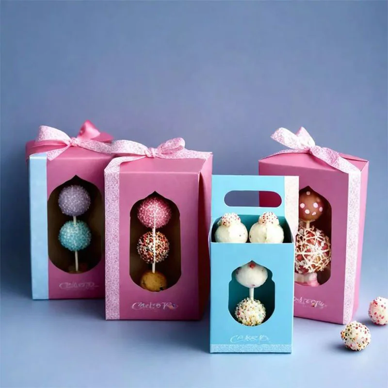 Custom Cake Pop Boxes with Logo